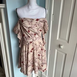 Lovers + Friends Pink Floral Dress with Tags (Size M)